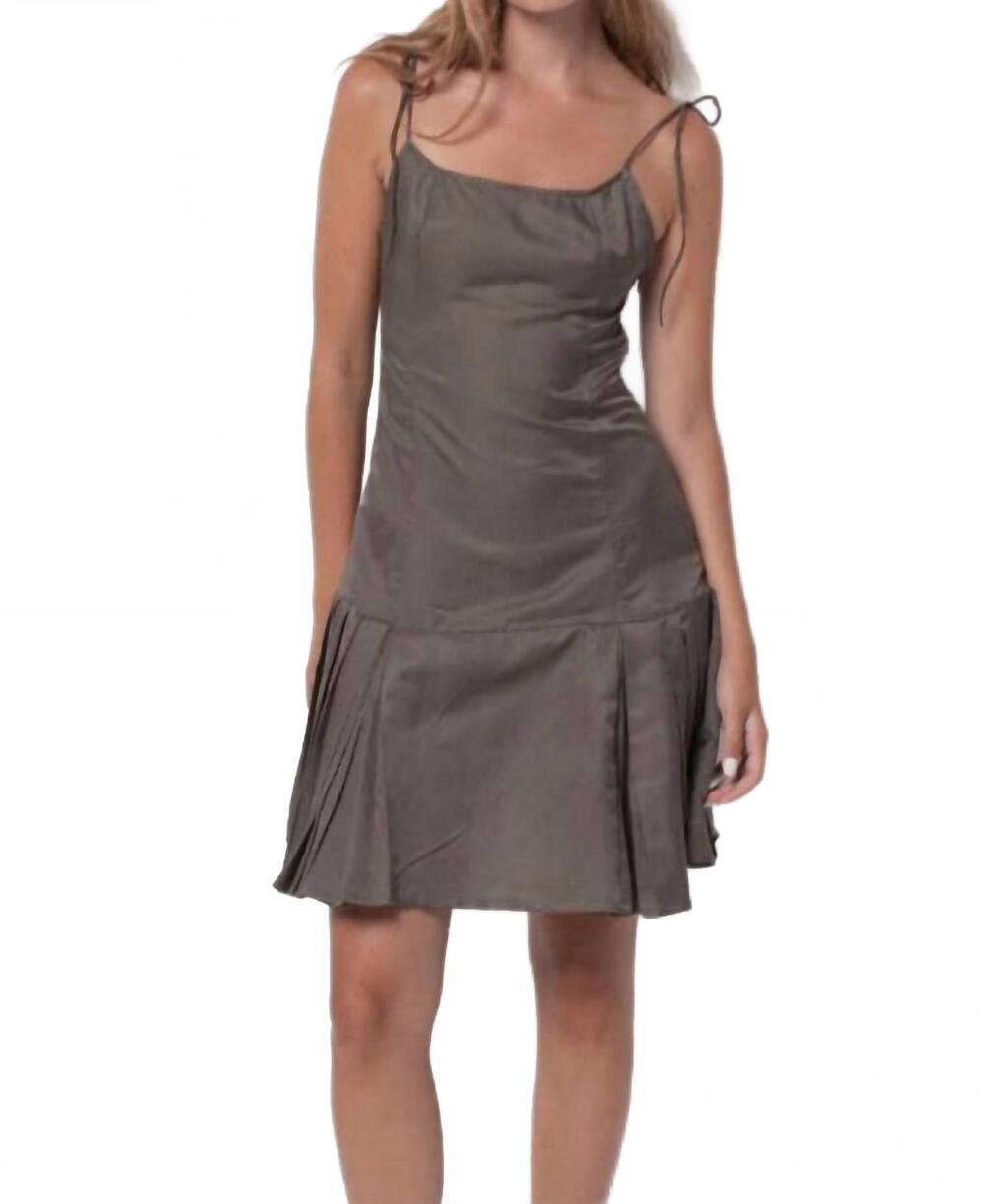 NEW BELLE ANNA women's dawn dress in brown